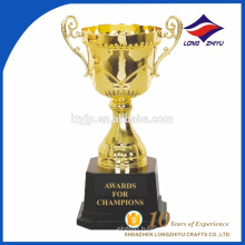 Custom metal award Championship small trophy Electroplating metal trophy